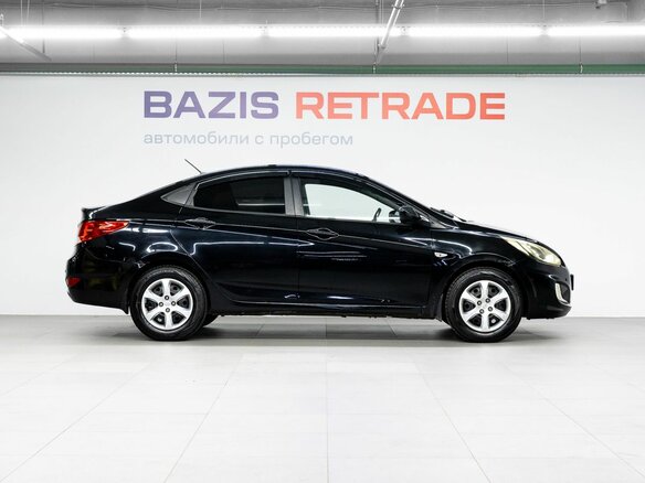 2011 Hyundai Solaris I, чёрный - вид 3