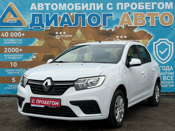 2021 Renault Logan II Рестайлинг, белый