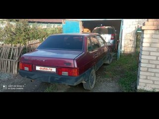 1997 Lada (ВАЗ) 21099, красный, 78000 рублей, вид 1