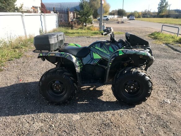 2014 Yamaha Grizzly 700, чёрный - вид 2