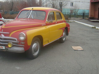 1953 ГАЗ М-20 «Победа», красный, 2000000 рублей, вид 1