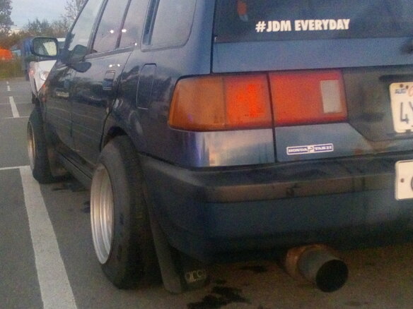 1992 Honda Civic Shuttle IV, синий - вид 3