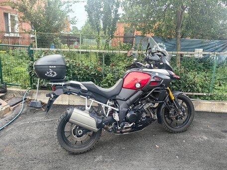 2015 Suzuki V-Strom 1000, пурпурный, 690000 рублей, вид 2
