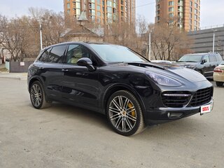 2012 Porsche Cayenne Turbo S II (958), чёрный, 3700000 рублей, вид 2