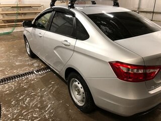 2017 Lada (ВАЗ) Vesta I, серебристый, 1000000 рублей, вид 4