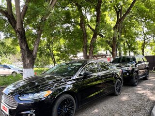 2016 Ford Fusion (North America) II, чёрный, 1150000 рублей, вид 5