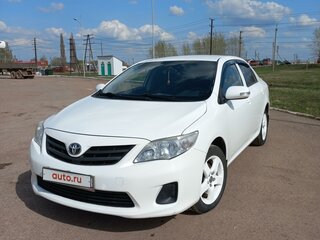 2013 Toyota Corolla X (E140, E150) Рестайлинг, белый, 1200000 рублей, вид 1