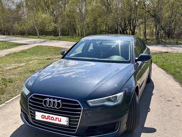 2015 Audi A6 IV (C7) Рестайлинг, серый, 1850000 рублей - вид 2