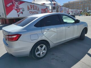 2018 Lada (ВАЗ) Vesta CNG I, серебристый, 860000 рублей, вид 2