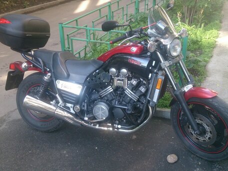 2004 Yamaha V-Max 1200, красный, 500000 рублей, вид 2