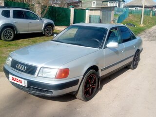 1991 Audi 100 IV (C4), серебристый, 390000 рублей, вид 1