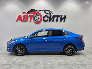 2017 Hyundai Solaris II, синий, 1155000 рублей, вид 4
