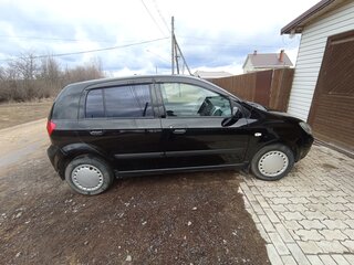 2008 Hyundai Getz I Рестайлинг, чёрный, 455000 рублей, вид 2