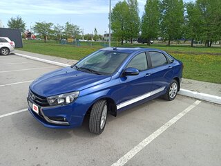 2020 Lada (ВАЗ) Vesta I, синий, 1100000 рублей, вид 2