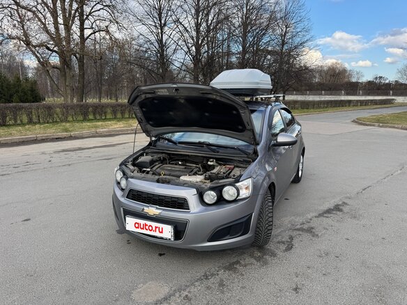 2012 Chevrolet Aveo II, серый, 465000 рублей - вид 3
