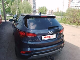 2017 Hyundai Santa Fe III Рестайлинг, синий, 2400000 рублей, вид 3