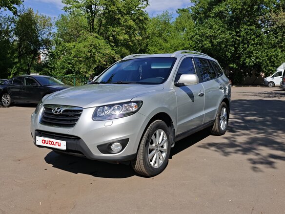 2011 Hyundai Santa Fe II Рестайлинг, серый, 1700000 рублей