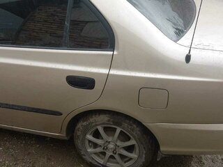 2007 Hyundai Accent ТагАЗ II, золотистый, 500000 рублей, вид 5