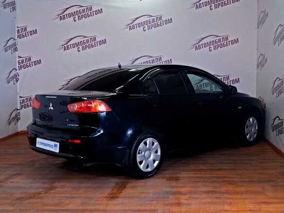 2007 Mitsubishi Lancer X, чёрный - вид 3