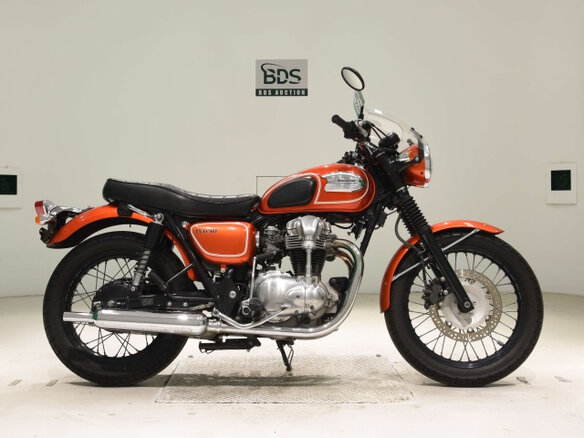 2007 Kawasaki W 650, оранжевый, 650000 рублей