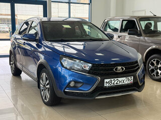 2022 Lada (ВАЗ) Vesta SW Cross I, синий, 1185000 рублей, вид 3