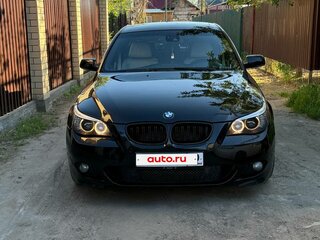 2009 BMW 5 серии 535d V (E60/E61) Рестайлинг, чёрный, 1750000 рублей, вид 2