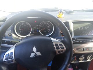 2012 Mitsubishi Lancer X Рестайлинг, белый, 750000 рублей, вид 3