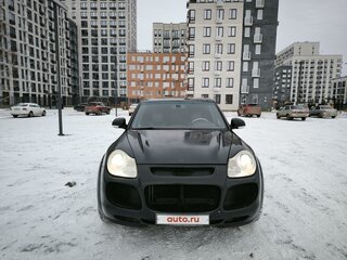 2003 Porsche Cayenne Turbo I (955), чёрный, 1500000 рублей, вид 5