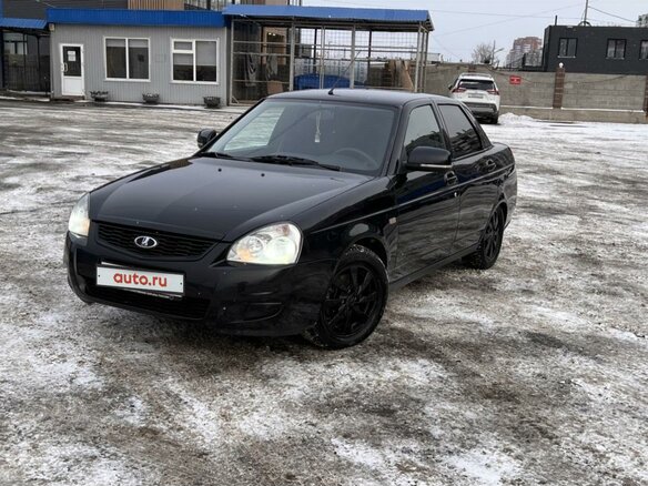 2016 Lada (ВАЗ) Priora I Рестайлинг, чёрный, 720000 рублей - вид 6