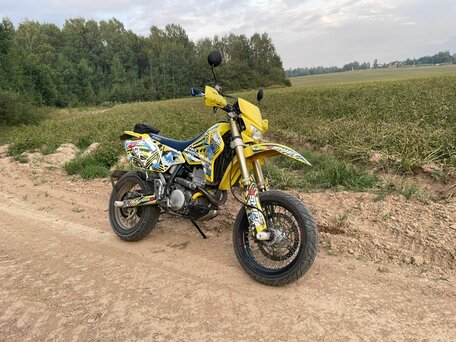 2006 Suzuki DR-Z 400 SM, жёлтый, 435000 рублей, вид 2