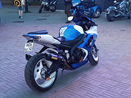 2007 Suzuki GSX-R 1000, синий, 900000 рублей, вид 3