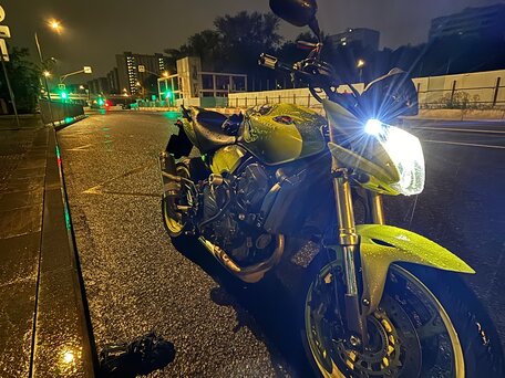 2009 Honda CB 600F Hornet, жёлтый, 540000 рублей, вид 1