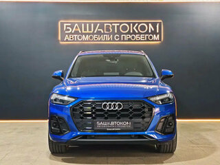 2021 Audi Q5 45 TFSI II (FY) Рестайлинг, синий, 4750000 рублей, вид 2
