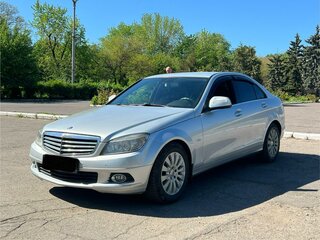 2008 Mercedes-Benz C-Класс 180 Kompressor III (W204), серебристый, 1300000 рублей, вид 1