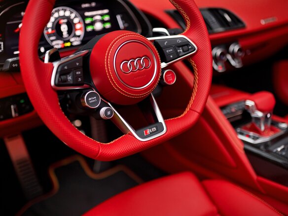 2019 Audi R8 V10 performance II (4S) Рестайлинг, жёлтый, 21500000 рублей - вид 9