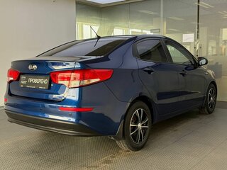 2015 Kia Rio III Рестайлинг, синий, 1019000 рублей, вид 5