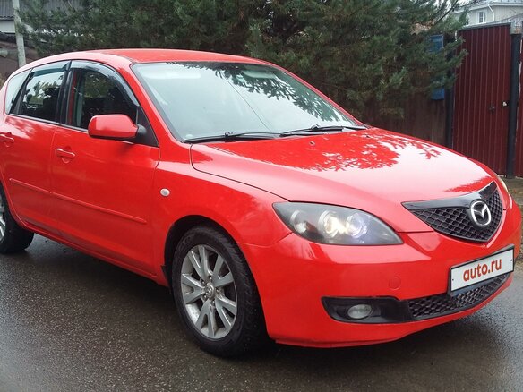 2007 Mazda 3 I (BK) Рестайлинг, красный, 500000 рублей - вид 2