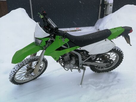 2009 Kawasaki KLX 250, зелёный, 290000 рублей, вид 3