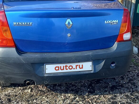 2005 Renault Logan I, синий, 430000 рублей - вид 3