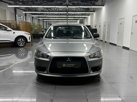 2012 Mitsubishi Lancer X Рестайлинг, серый, 725000 рублей, вид 3