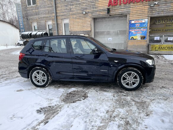2012 BMW X3 20d xDrive II (F25), синий, 2750000 рублей - вид 15