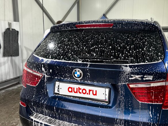 2013 BMW X3 20i xDrive II (F25), синий - вид 2