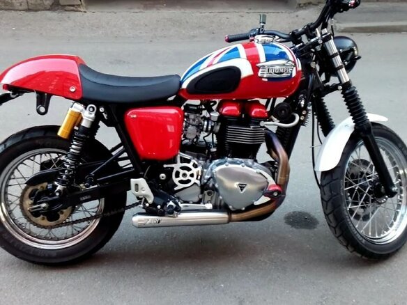 2006 Triumph Scrambler, белый, 850000 рублей - вид 9