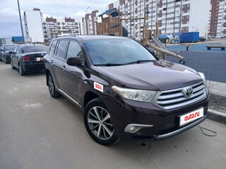 2011 Toyota Highlander II (XU40) Рестайлинг, фиолетовый, 1600000 рублей, вид 3