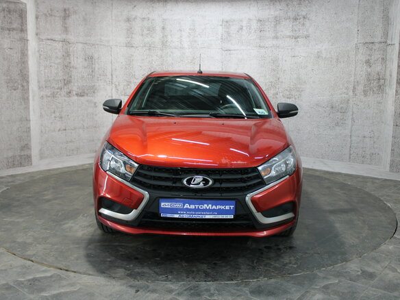 2017 Lada (ВАЗ) Vesta I, красный, 635000 рублей - вид 1