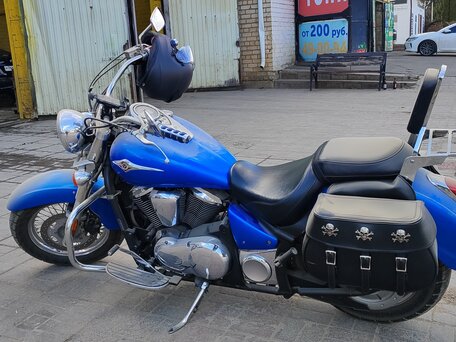 2009 Kawasaki VN900 Vulcan, синий, 750000 рублей, вид 4