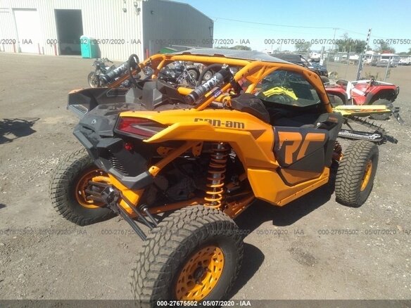2020 BRP Can-Am Maverick X3, оранжевый - вид 3