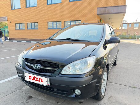 2008 Hyundai Getz I Рестайлинг, чёрный, 499000 рублей, вид 2