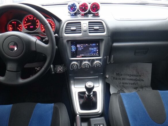2006 Subaru Impreza WRX STi II Рестайлинг 2, синий - вид 7