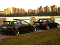 1992 Honda Civic V, чёрный - вид 1